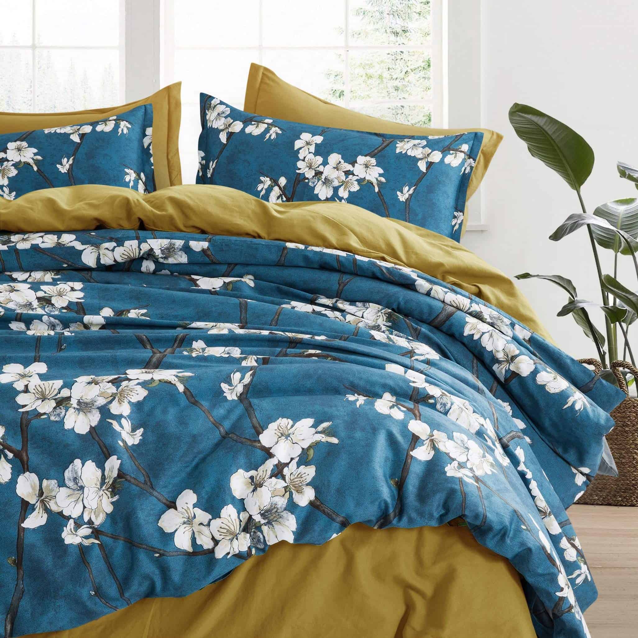 Duvet Cover Eikei Almond Tree Blossom Floral Estilo