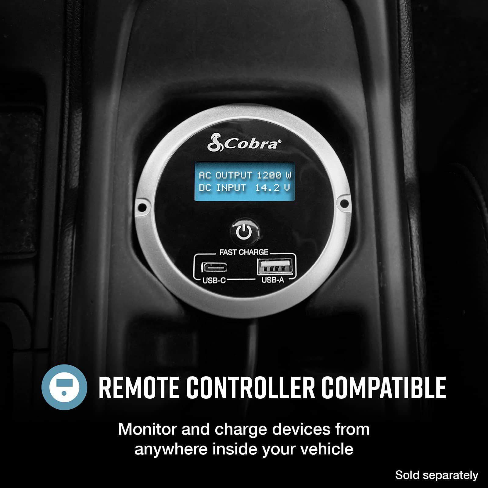 Inversor de Corriente Cobra PURE SINE 400W - Portátil, 2 - Imagen 5