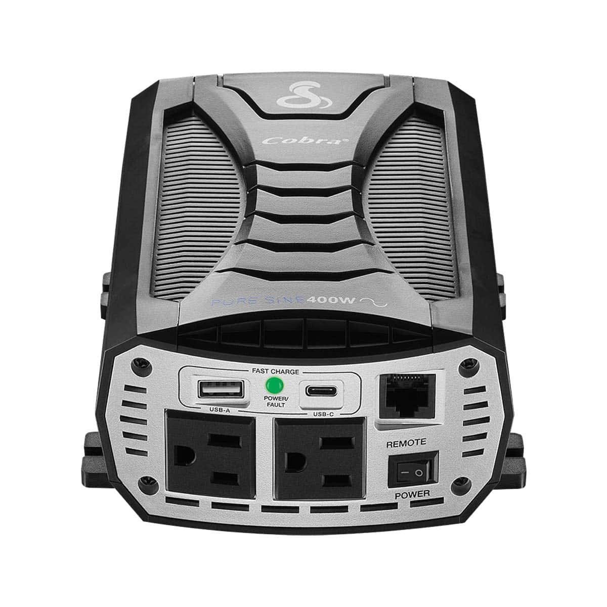 Inversor de Corriente Cobra PURE SINE 400W - Portátil, 2