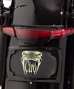 CIRO Latitude Luz trasera y Soporte de Placa con Lente Roja