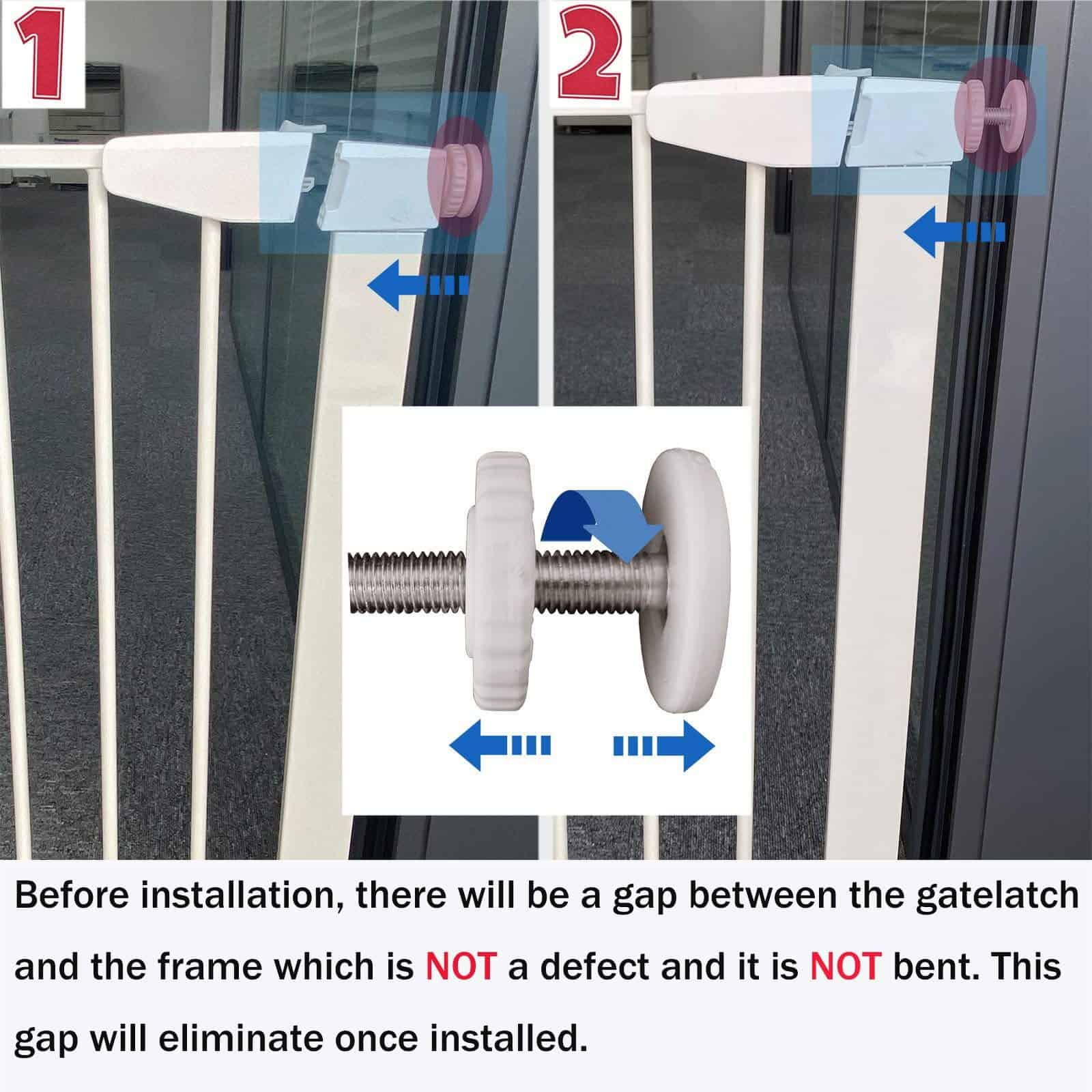 Puerta de Seguridad para Mascotas MTB Home Walk Thru, - Imagen 5