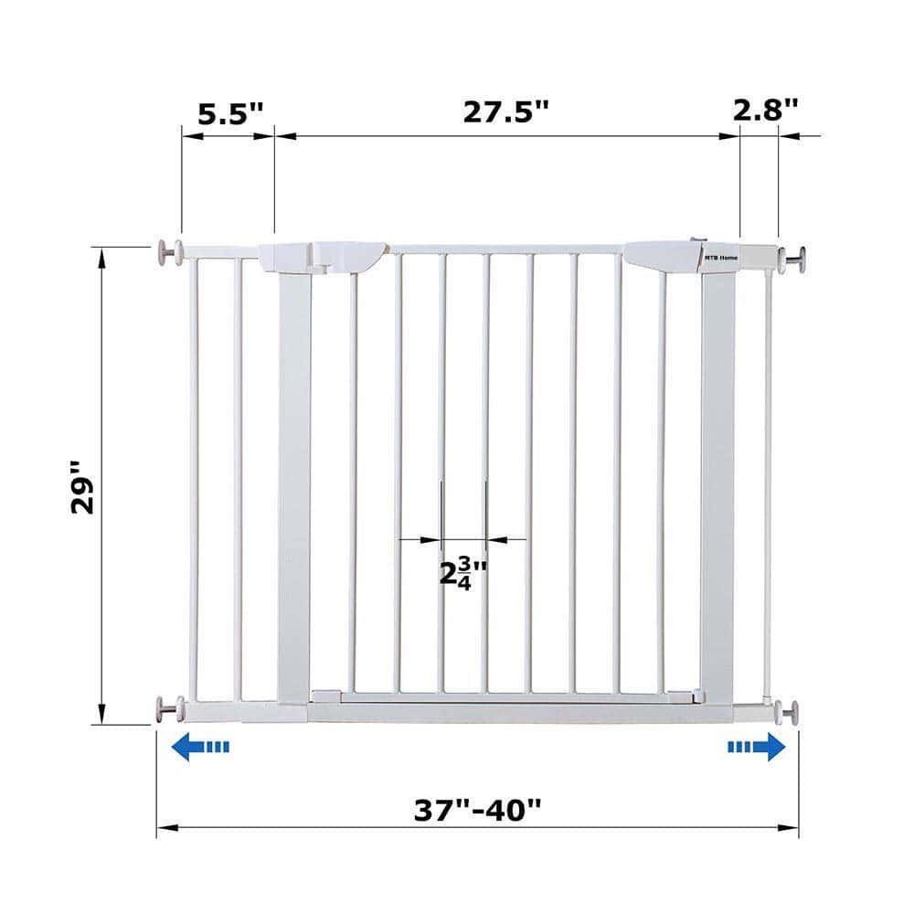 Puerta de Seguridad para Mascotas MTB Home Walk Thru, - Imagen 3