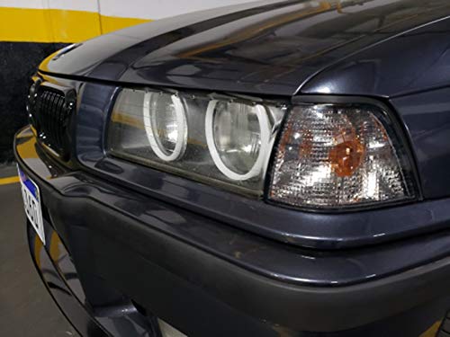 Angels Eyes LED de 3000K Amarillo Ámbar Compatible con BMW - Imagen 5