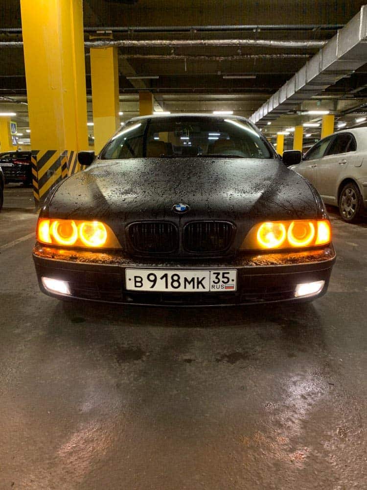Angels Eyes LED de 3000K Amarillo Ámbar Compatible con BMW - Imagen 7