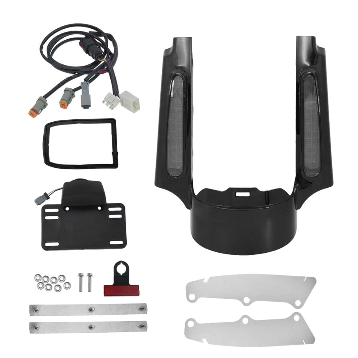 HDBUBALUS Fascia de Guardabarros Trasero para Motocicleta