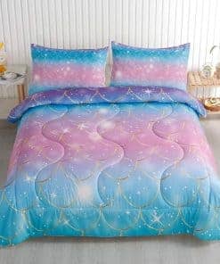 Juego de Edredones Roscloud Kids Mermaid Scale Twin/Full