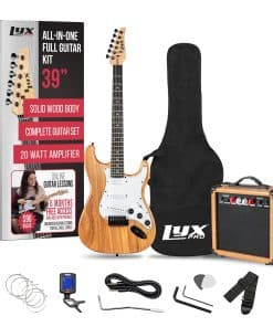 Kit de guitarra eléctrica LyxPro de 39' pulgadas para