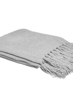 Manta con Borlas de Chenilla Harman 50" x 60" Suave y