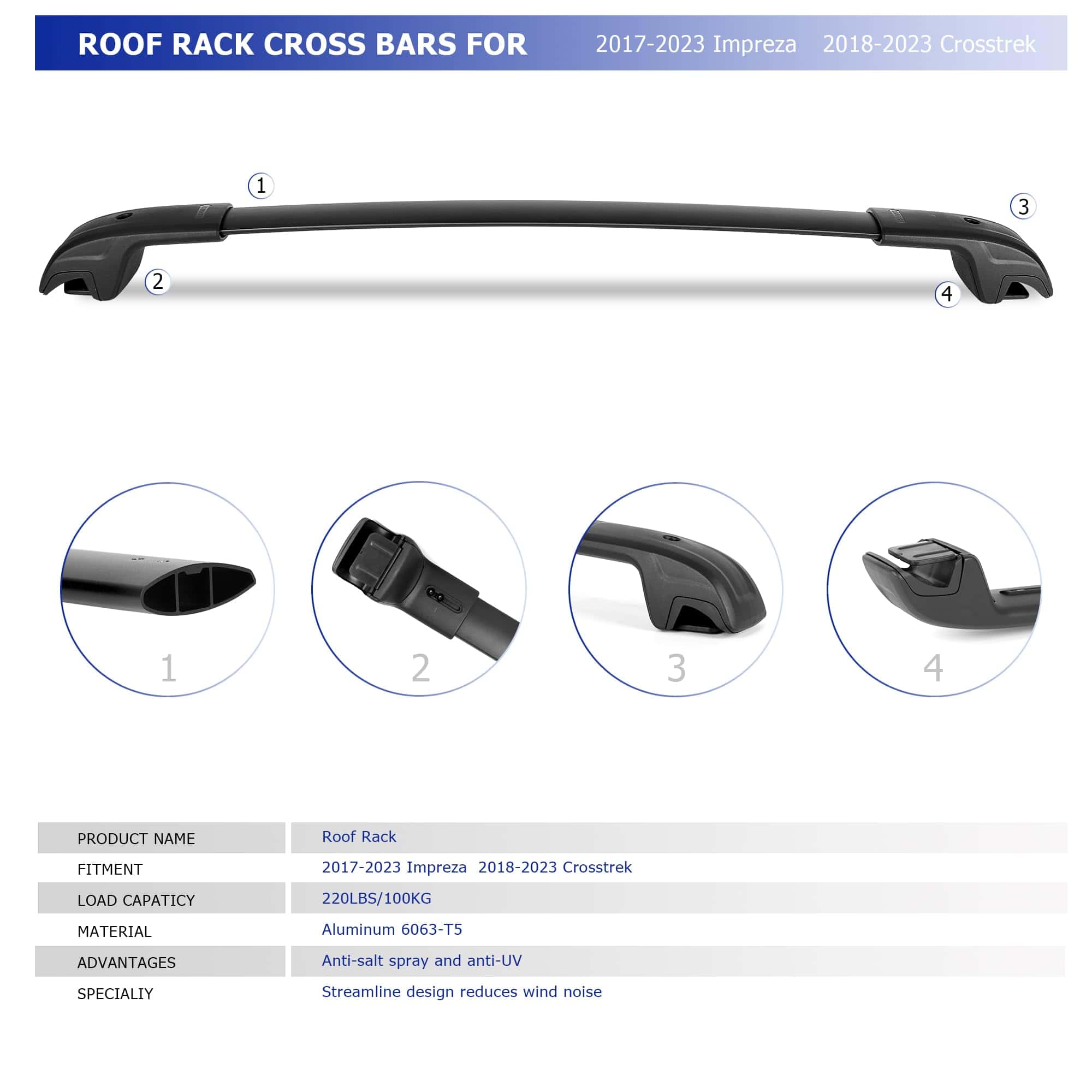 Barras transversales para portaequipajes FLYCLE para - Imagen 3
