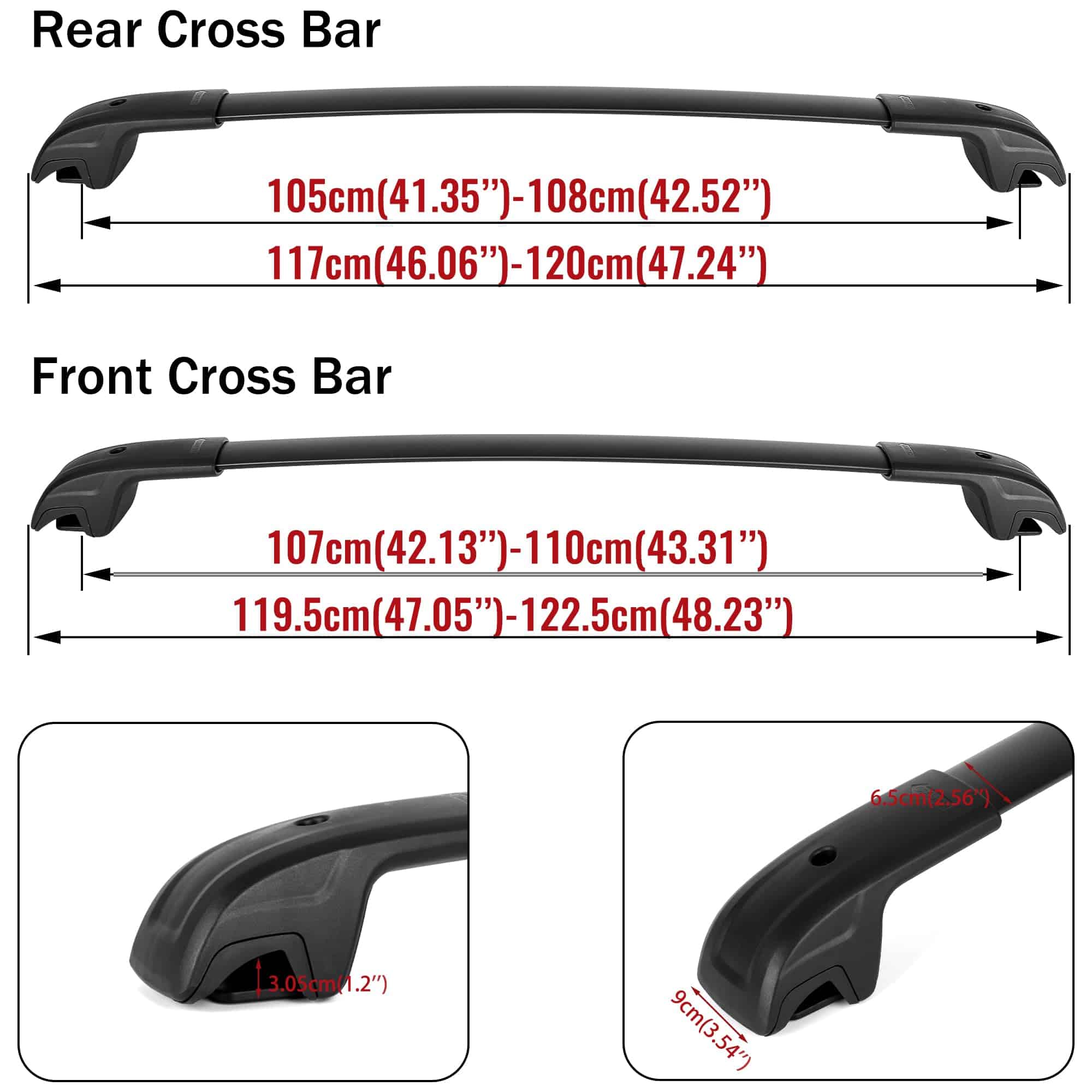 Barras Transversales del Techo Richeer para Renegade - Imagen 4