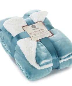 Manta de Sherpa Genteele Ultra Suave Reversible y Súper