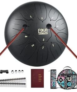 FOUR UNCLES Steel Tongue Drum 10 pulgadas 11 Notas Batería
