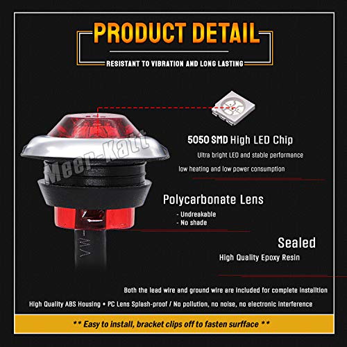 Pack de 50 luces indicadoras laterales LED redondas de 3/4 - Imagen 6