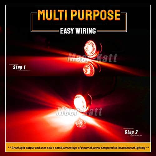 Pack de 50 luces indicadoras laterales LED redondas de 3/4 - Imagen 4