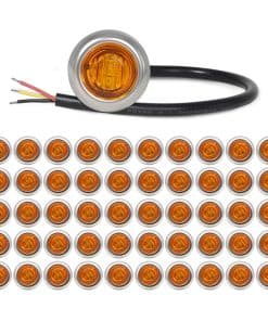 MADCATZ 3/4 Pulgada Luces de Marcador Lateral de LED Ámbar