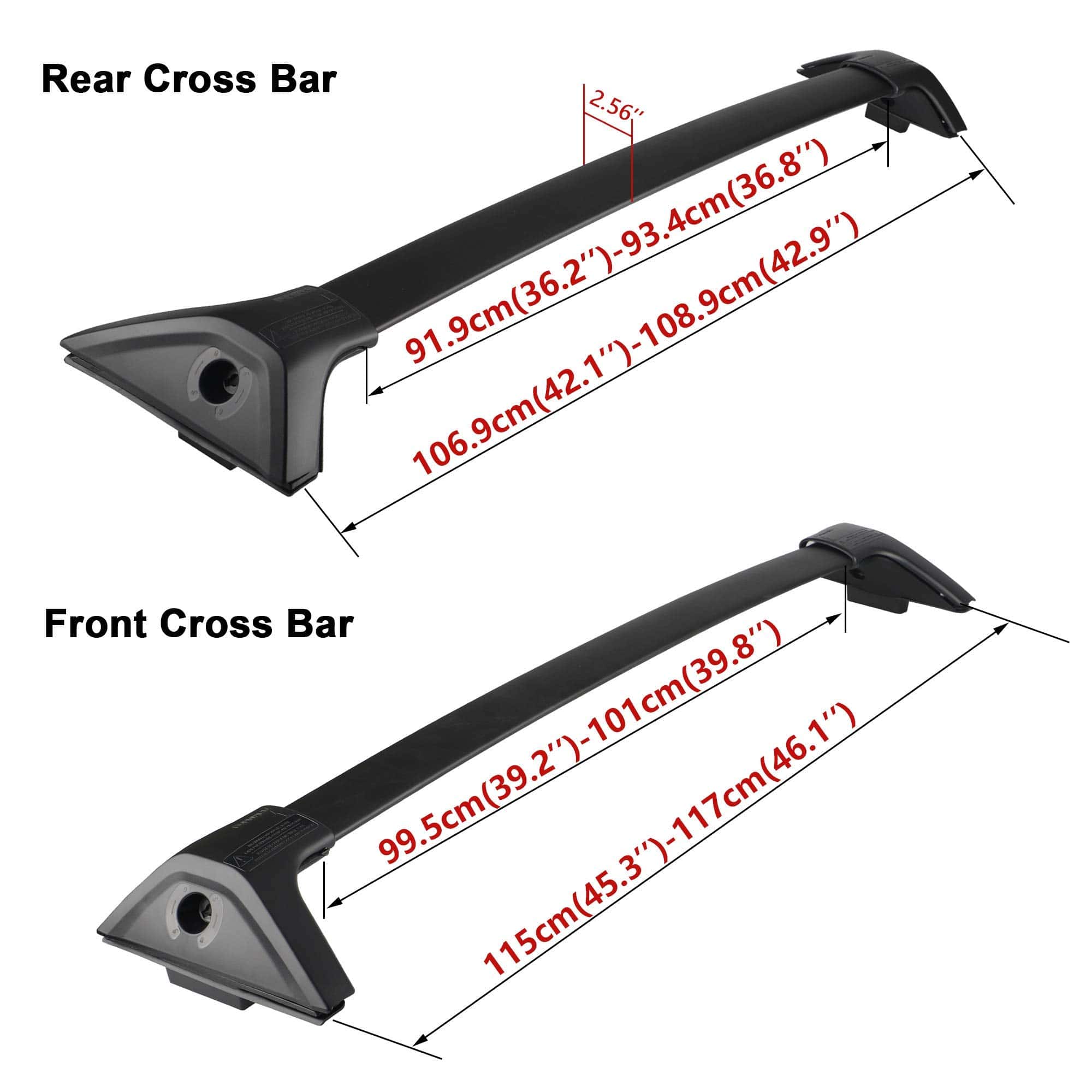 Richeer Barras Transversales de Aluminio para el Techo para - Imagen 9