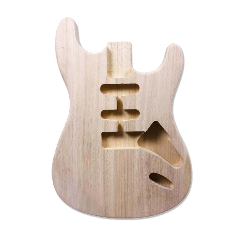 Cuerpo de Guitarra Eléctrica DIY de Madera de Paulownia