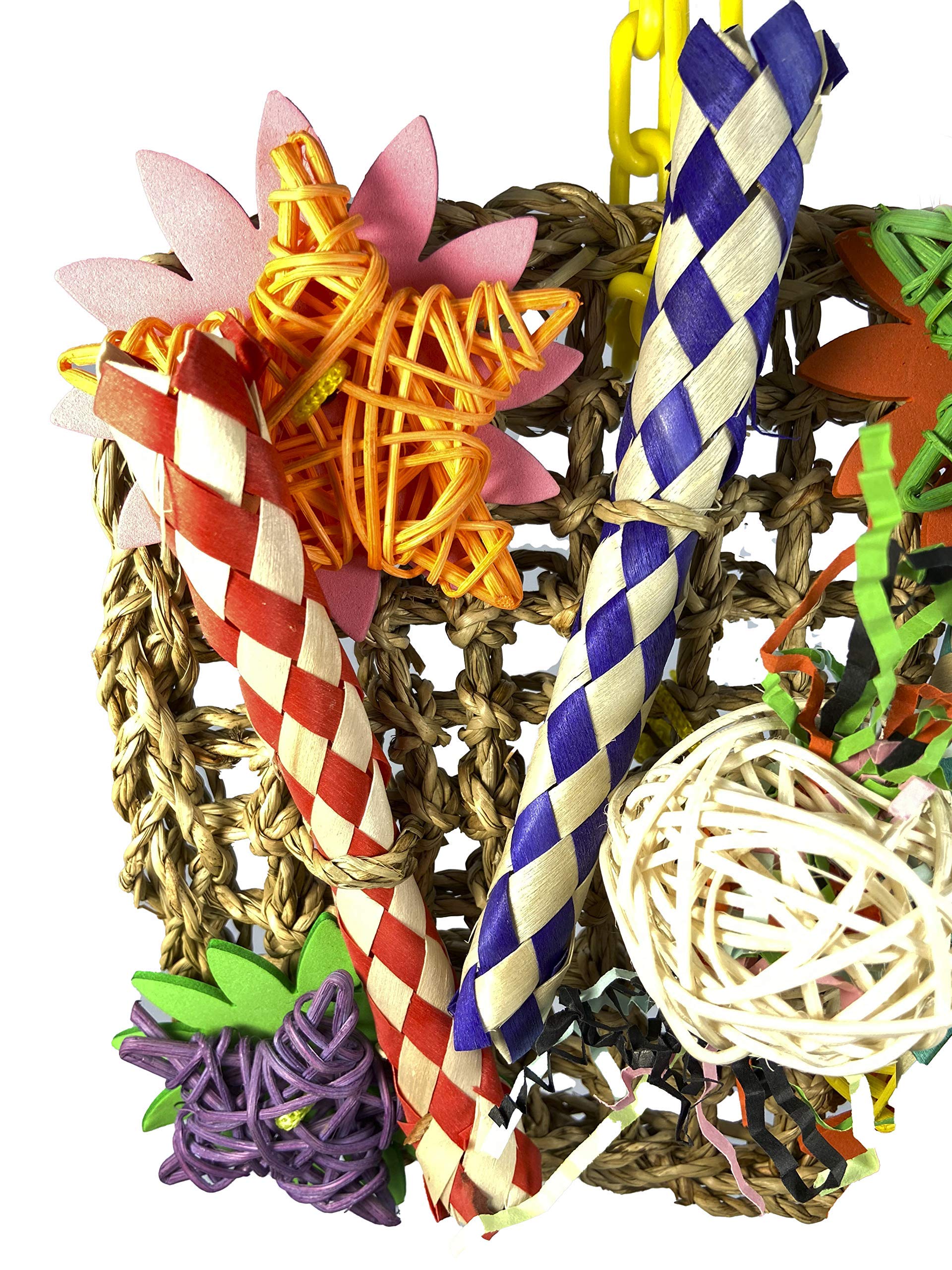 Juguete para pájaros Birds LOVE Flower Net Climbing para - Imagen 6