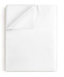 Sábana Plana Cal King de 400 Hilos 100% Algodón - Cómoda,