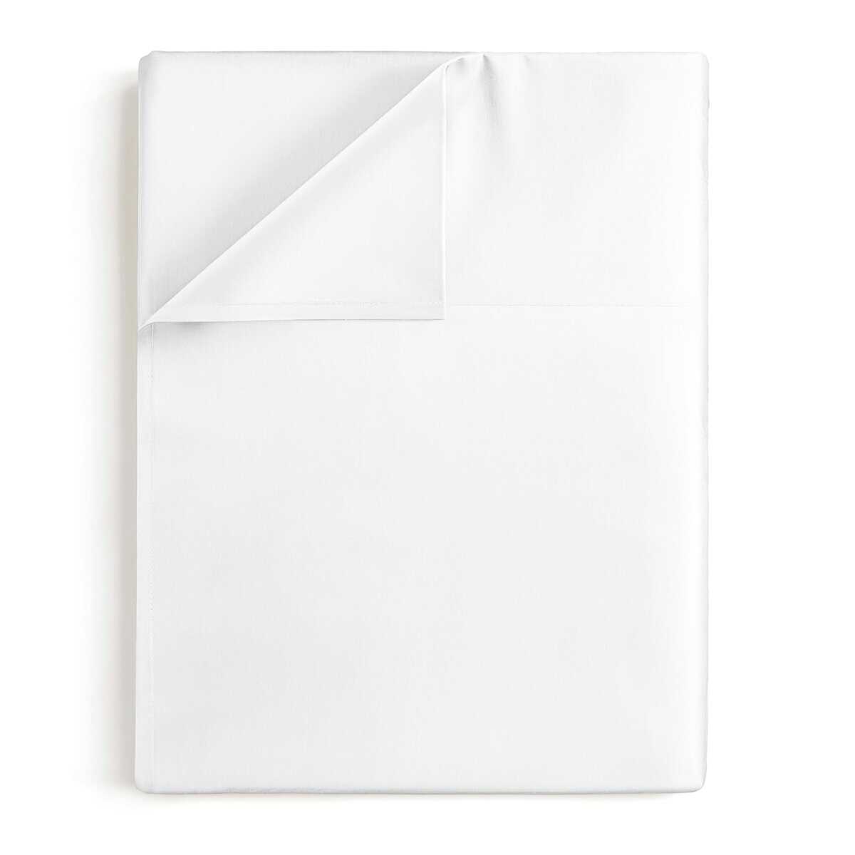 Sábana Plana Cal King de 400 Hilos 100% Algodón - Cómoda,