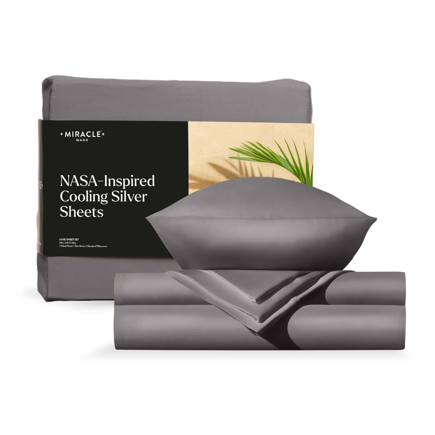 Juego de Sábanas de Lujo Miracle Made� Luxe Cooling �Stone,