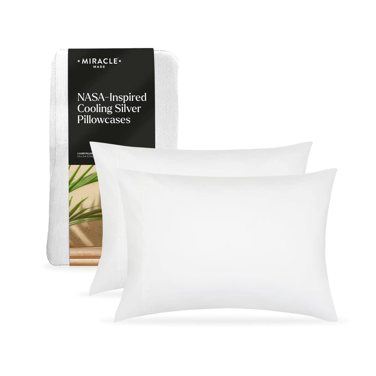 Funda de Almohada Miracle Made - Paquete de 2, Blanco