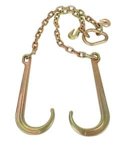 Cadena de Remolque J Gancho de 5/16''x2' Grado G70 con