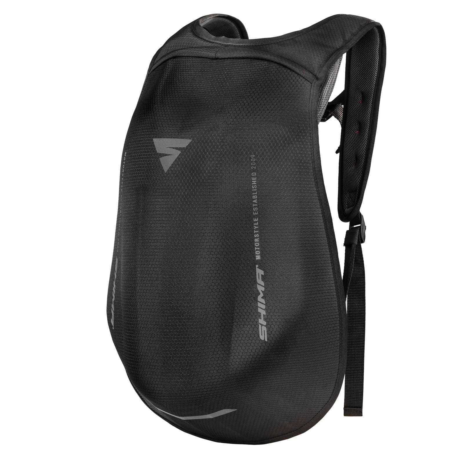 Mochila para Motocicleta SHIMA, Negra, Talla Única