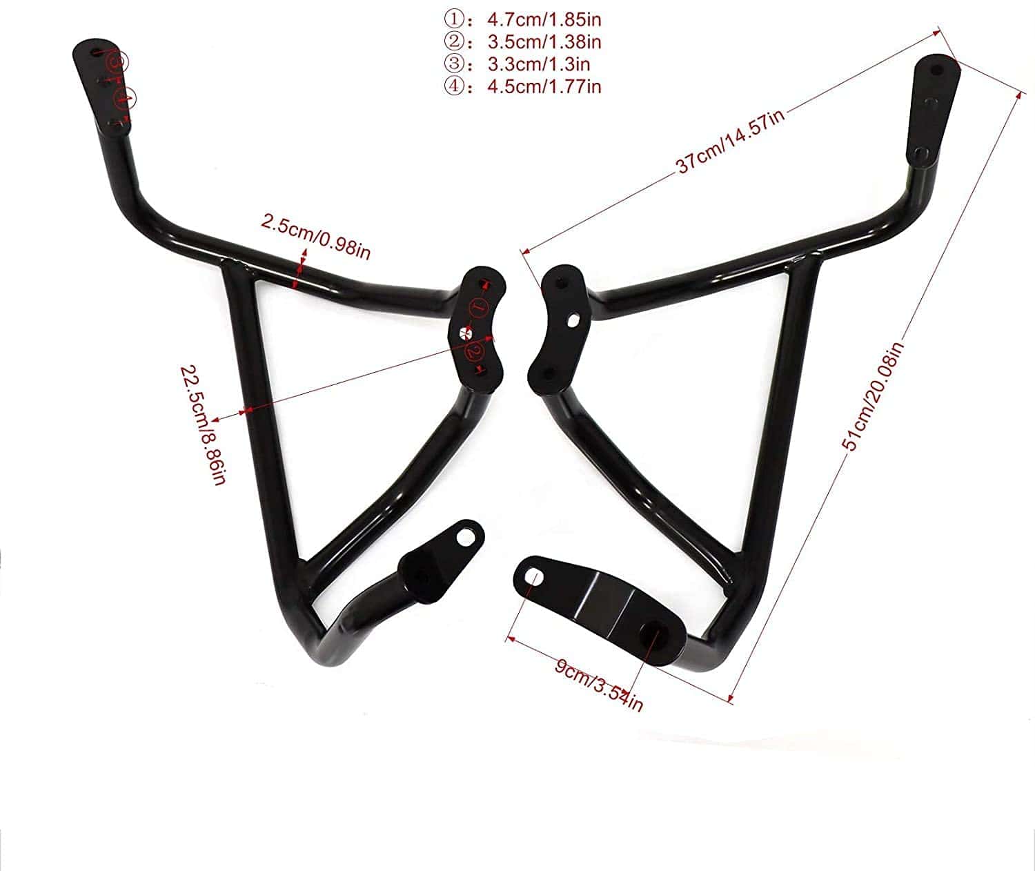 Worldmotop para Protectores de Motor GL800 para Honda Gold - Imagen 4