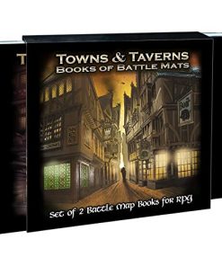 Loke Towns & Taverns Books of Battle Mats , Negro