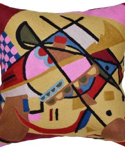 Funda de cojín para sofá moderno Kandinsky - Amarillo Oro |