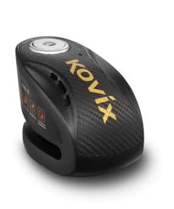 Candado de disco de freno Kovix KNX6 de acero con sirena de