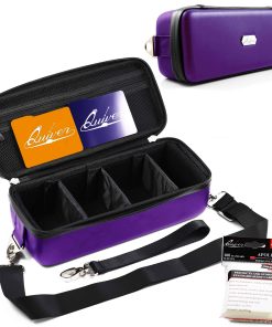 Estuche de transporte de tarjetas Quiver Time Purple Bolt -