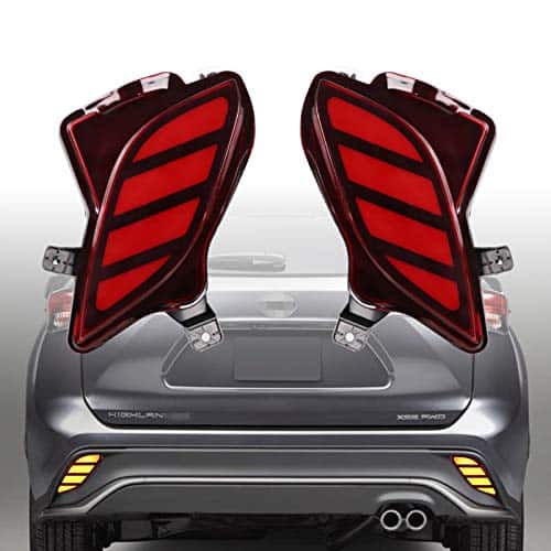 GeeGeeTop Ensamblaje de Luz Trasera LED de Lente Roja