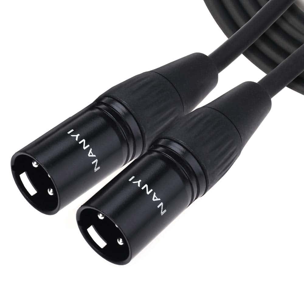 Cable de micrófono XLR a XLR NANYI, Cable XLR Macho a XLR