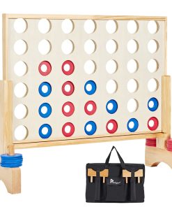 Juego Gigante de 4 en Línea de Madera Pointyard 26X22