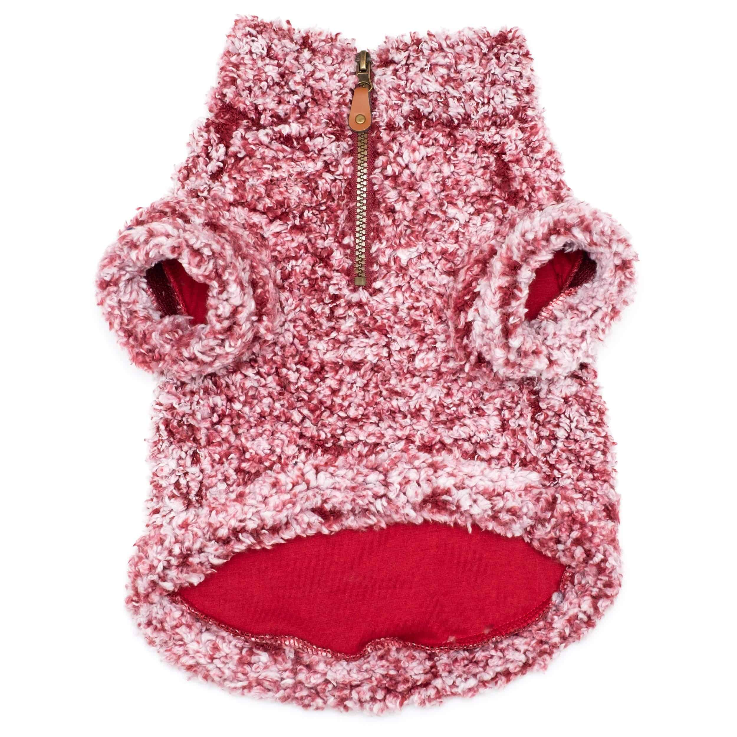 The Worthy Dog Wubby Fleece Pullover de un cuarto con - Imagen 3