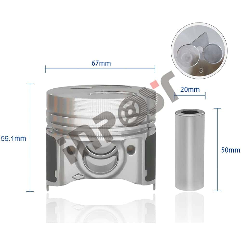 Kit de Reconstrucción INPOST STD para Motor Kubota D722 con - Imagen 4