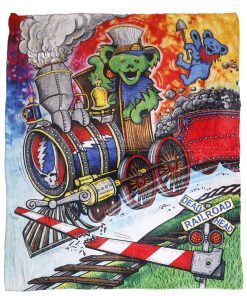 Manta de Franela Acolchada Grateful Dead 50x60 Pulgadas -
