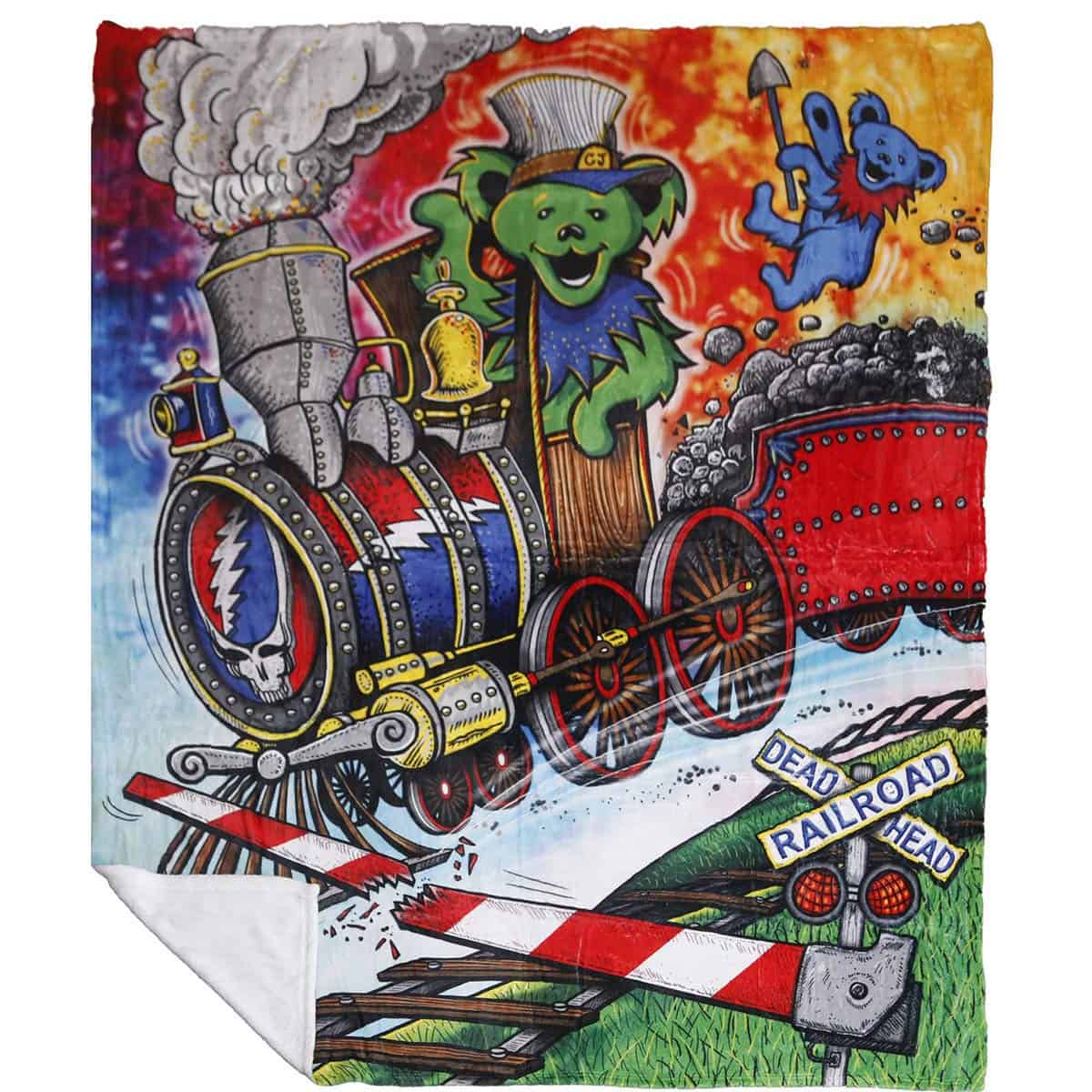 Manta de Franela Acolchada Grateful Dead 50x60 Pulgadas - - Imagen 3