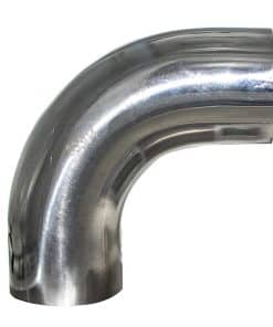 Codo de 90 grados de 3.5" de acero inoxidable - Pared de