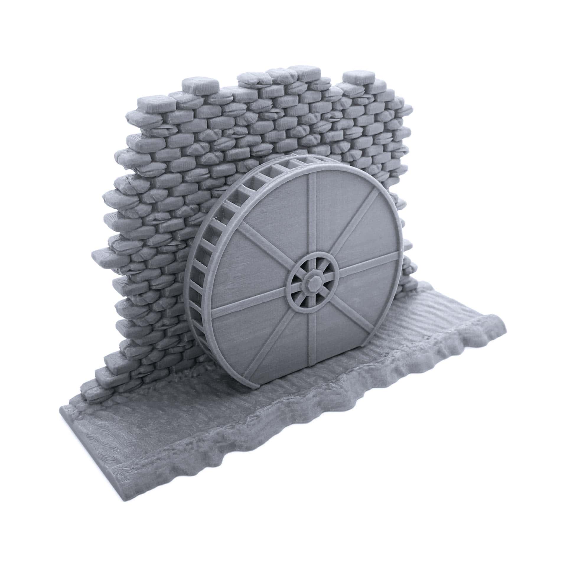 Pack de molino de agua medieval EnderToys, escenografía - Imagen 4