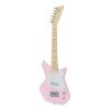 Guitarra eléctrica Loog Pro VI para niños -Rosa