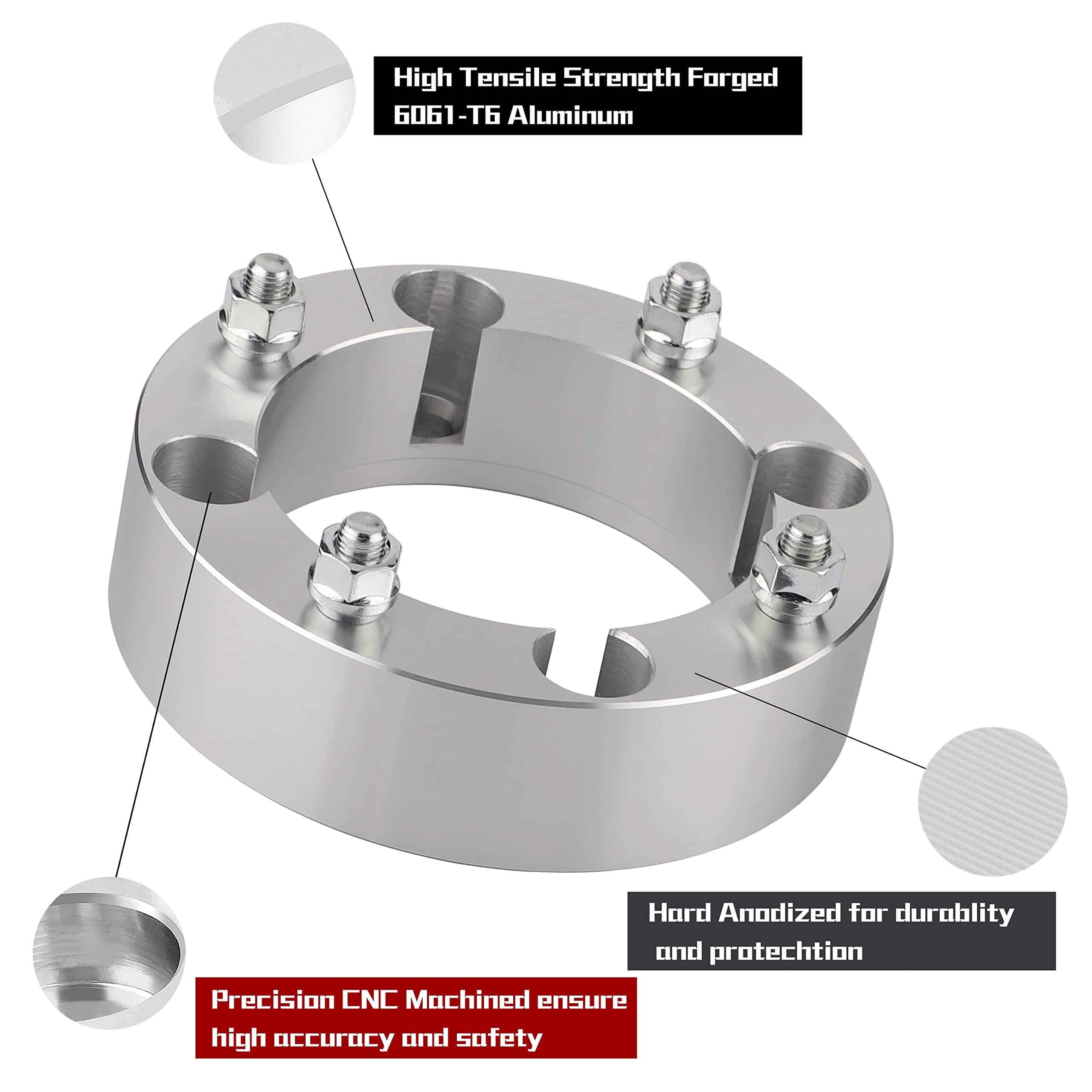 Espaciador de llanta ATV 4x156mm para Polaris 2013+ Ranger, - Imagen 8