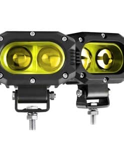 Par de Luces Led Amarillas BraveWAY de 4 pulgadas 48W Luces