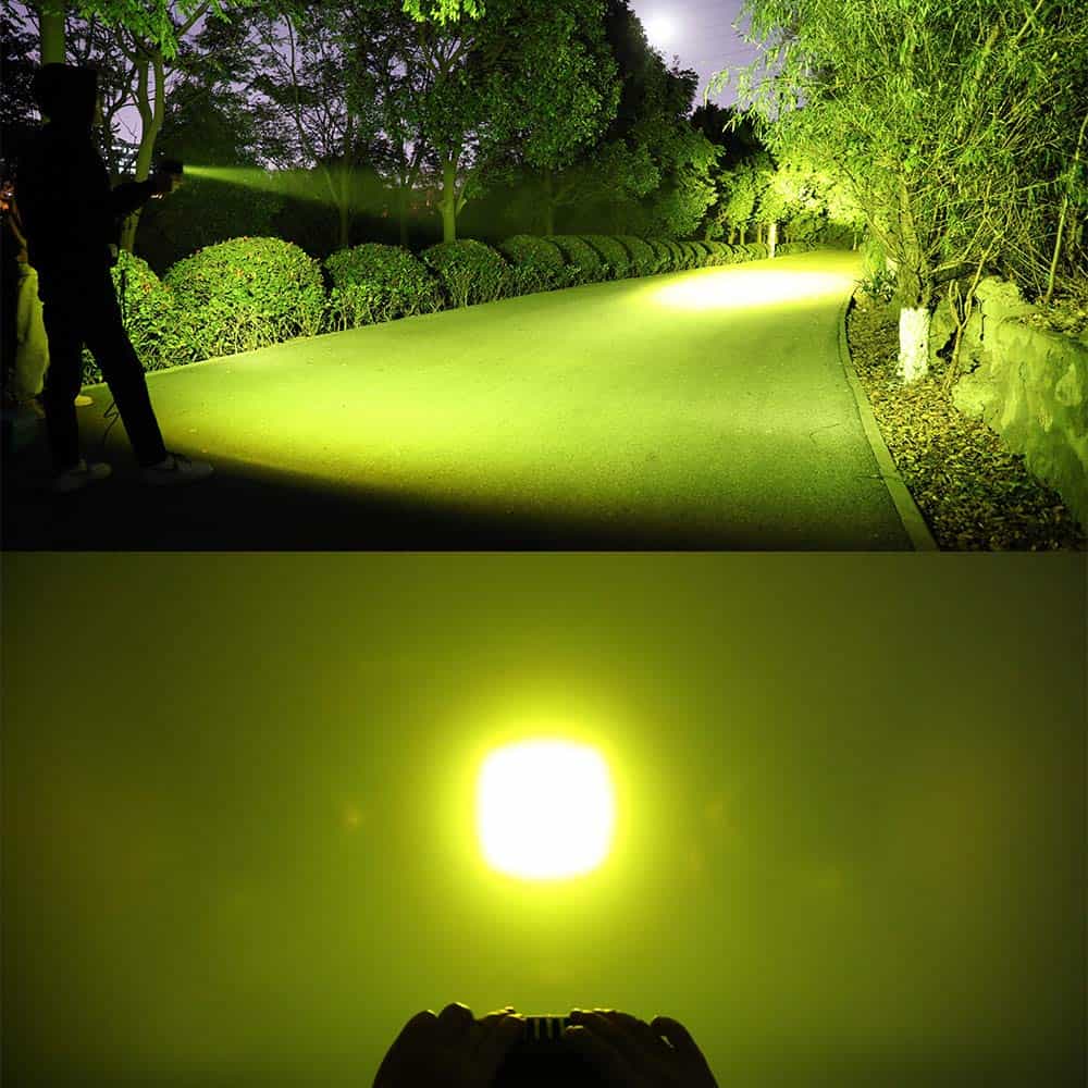 Par de Luces Led Amarillas BraveWAY de 4 pulgadas 48W Luces - Imagen 4