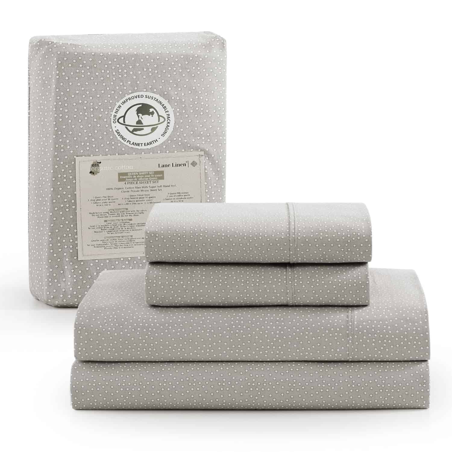 Juego de sábanas individuales LANE LINEN, sábanas de