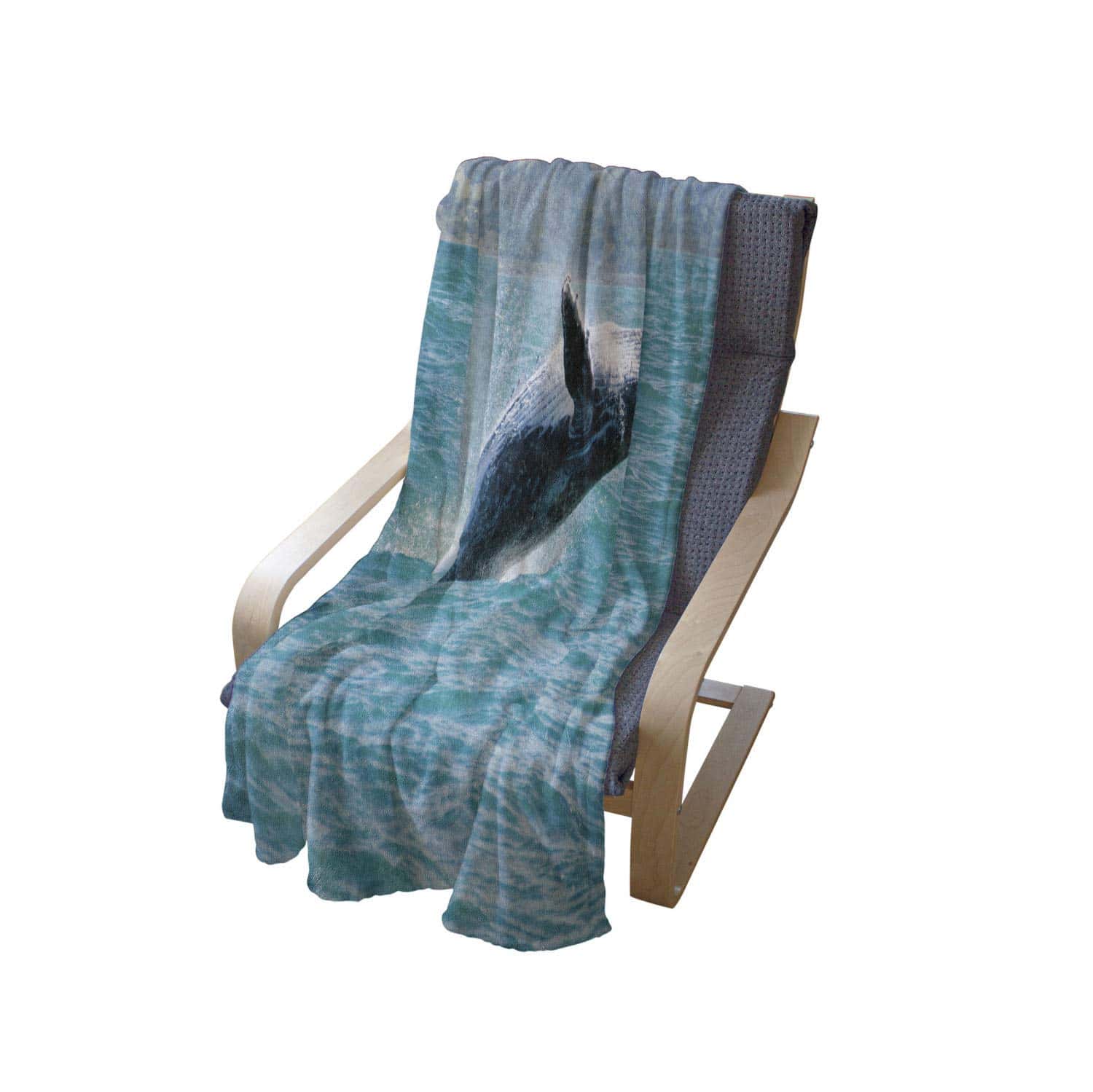 Manta de Lana Lunarable de Animales Marinos, Ballena - Imagen 5