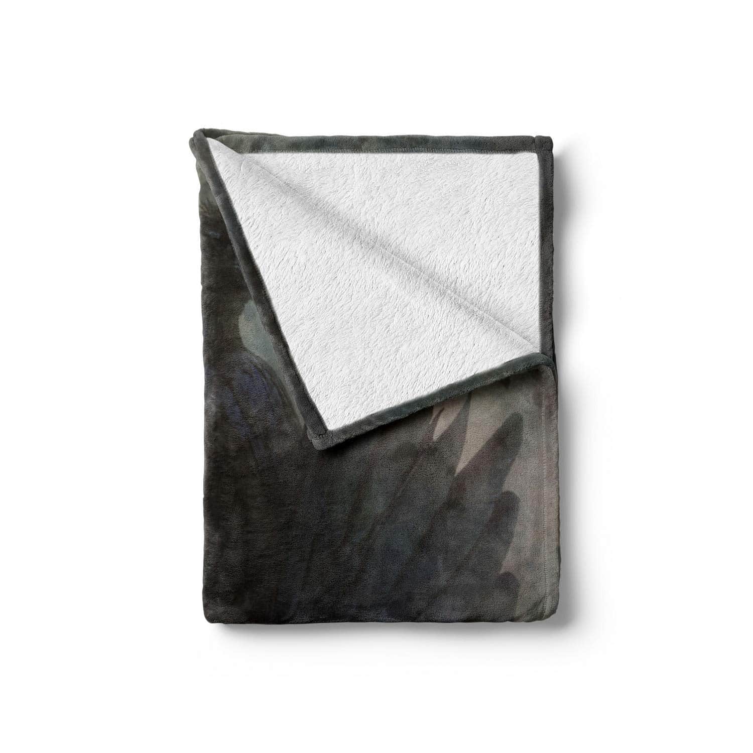 Manta de sofá gótica Lunarable, Alas de cuervo sombrío que - Imagen 3