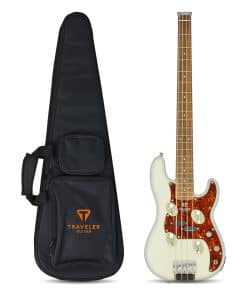 Traveler Guitar TB-4P Bajo Blanco Perla | Guitarra de Viaje